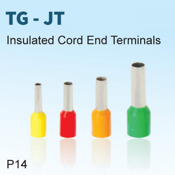 Insulated Cord End Terminals - TG-JT