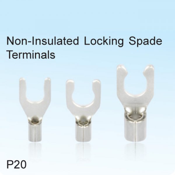Non-Insulated Locking Spade Terminals